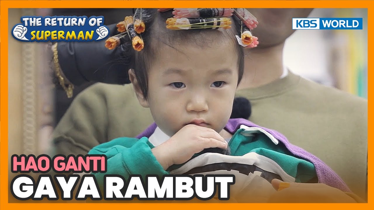 [IND/ENG] Haoh pergi ke salon buat NGERITING RAMBUT! | Nostalgia Superman | KBS WORLD TV 200216