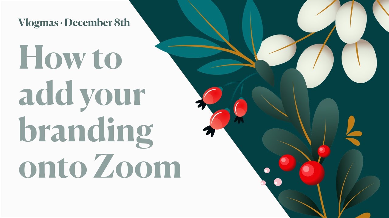 How to add your branding onto Zoom