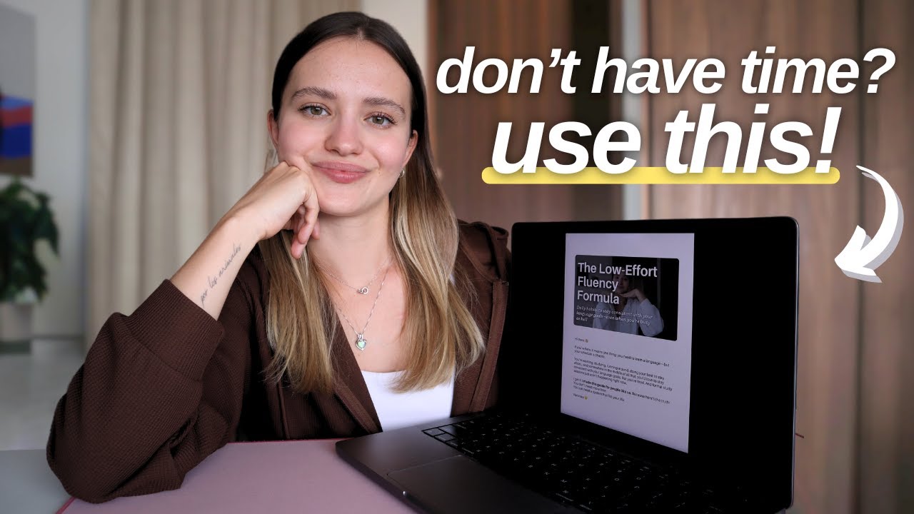 How to *stay consistent* with language learning (even when you don&rsquo;t have time)