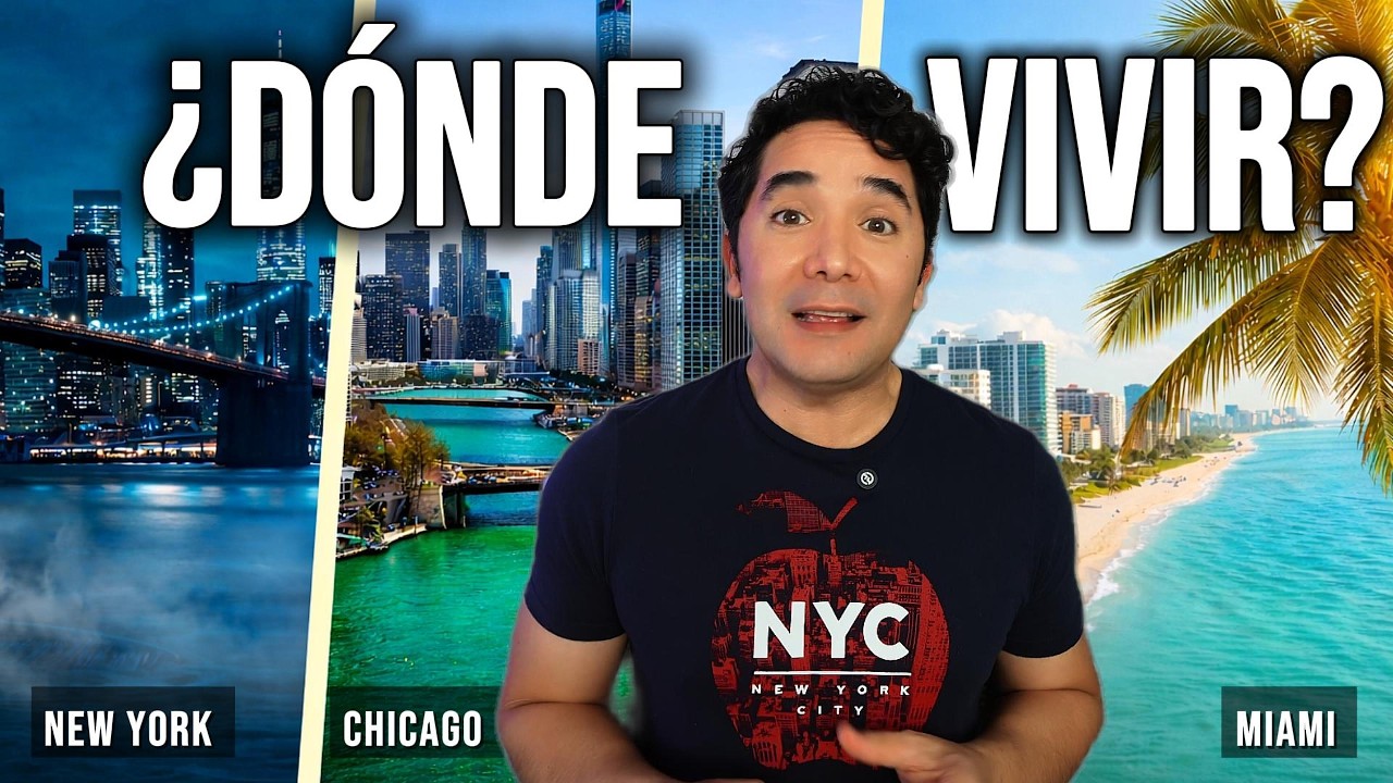 ¿Cuál es la Mejor Ciudad Para Vivir en USA? Miami vs New York vs Chicago.