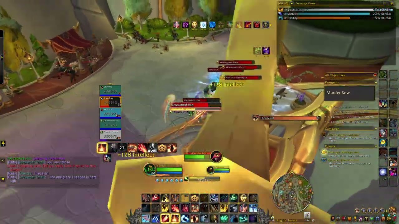 WoW Midnight 12.0.1 scalecommander augmentation evoker pve Murder Row Mythic 2