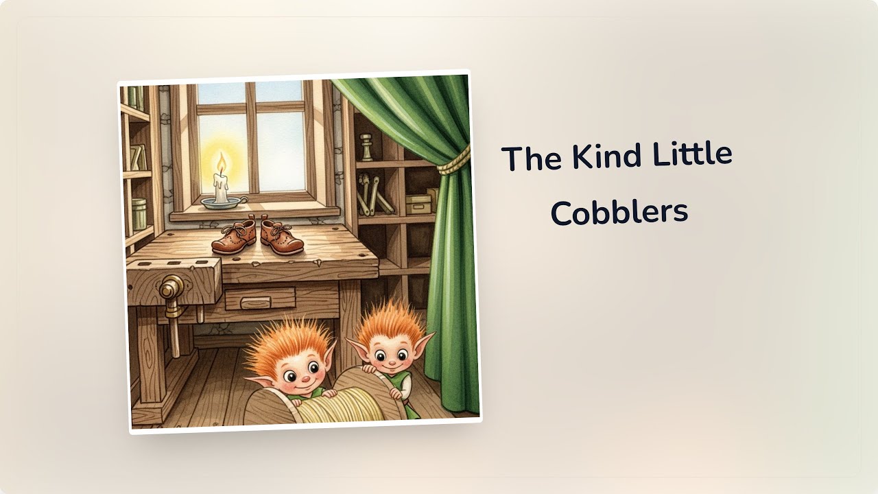 ✨ Bedtime Story: The Kind Little Cobblers