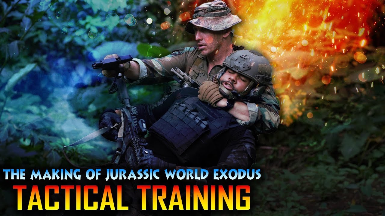 JURASSIC WORLD EXODUS BEHIND THE SCENES - TACTICS WITH TRAVIS HALEY GARAND THUMB TRUEXODUS