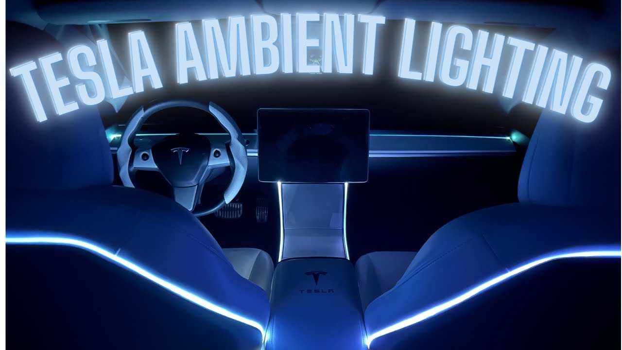 Установка внешнего освещения Tesla Model 3/Y