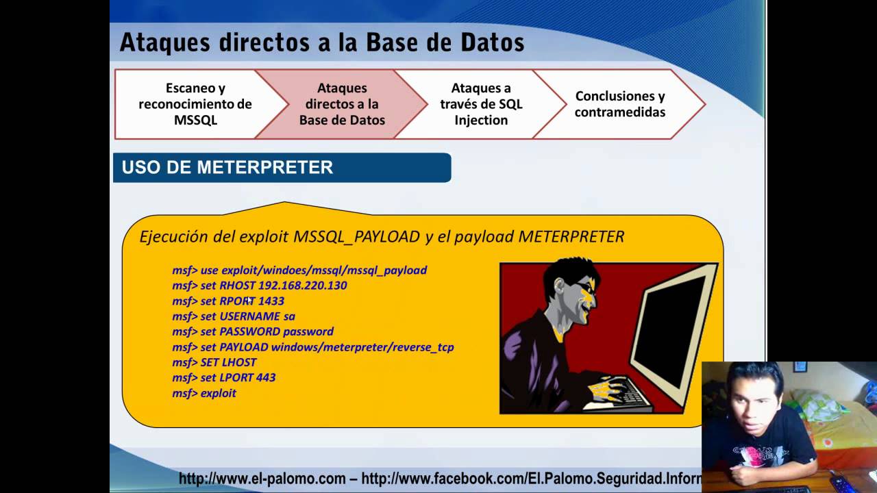 Vulnerando SQL Server: XP_CMDSHELL y Metasploit