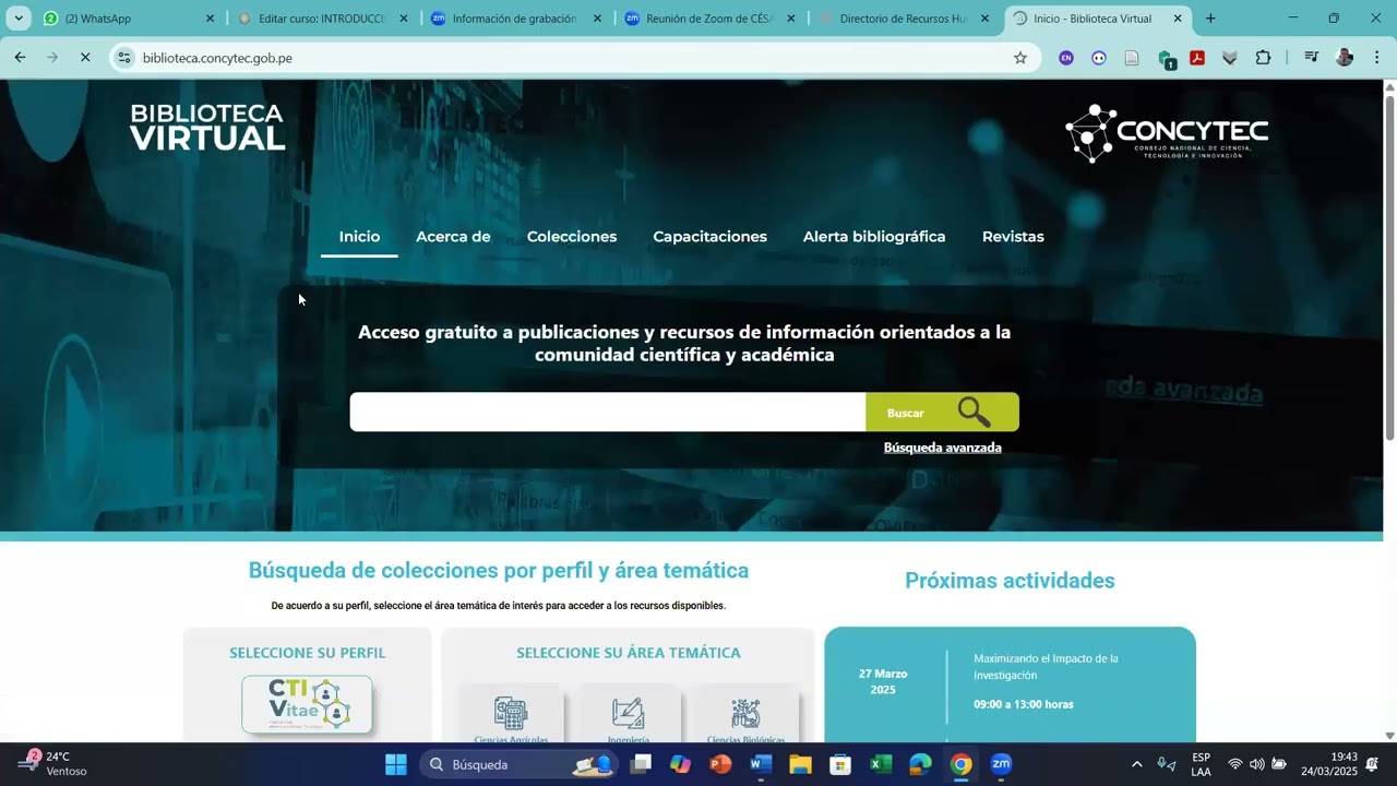 REGISTRO EN CTI VITAE