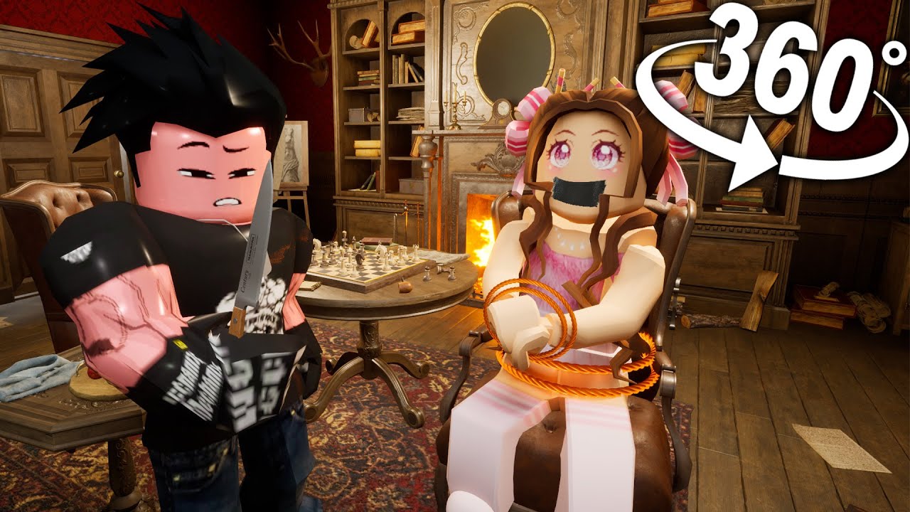 360&deg; Roblox Anna Gets Kidnapped by the Bad Boy &ndash; Will She Escape? | VR 8K