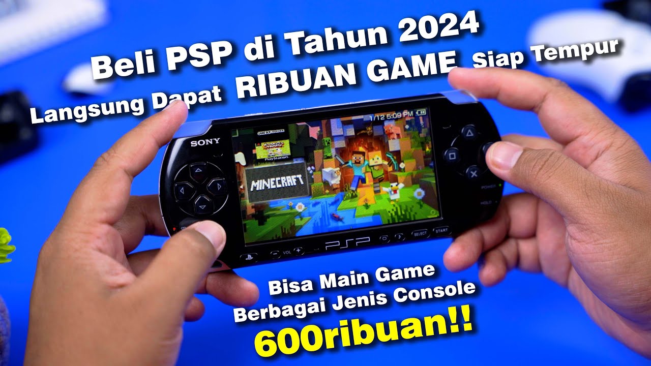 Rp600ribuan‼️ GAK NYESEL Beli PSP Di Tahun 2025‼️ Bisa Main RIBUAN GAME Berbagai Konsol