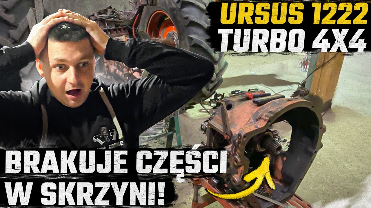 URSUS 1222 TURBO 4X4 | BRAKUJE CZĘŚCI W SKRZYNI...