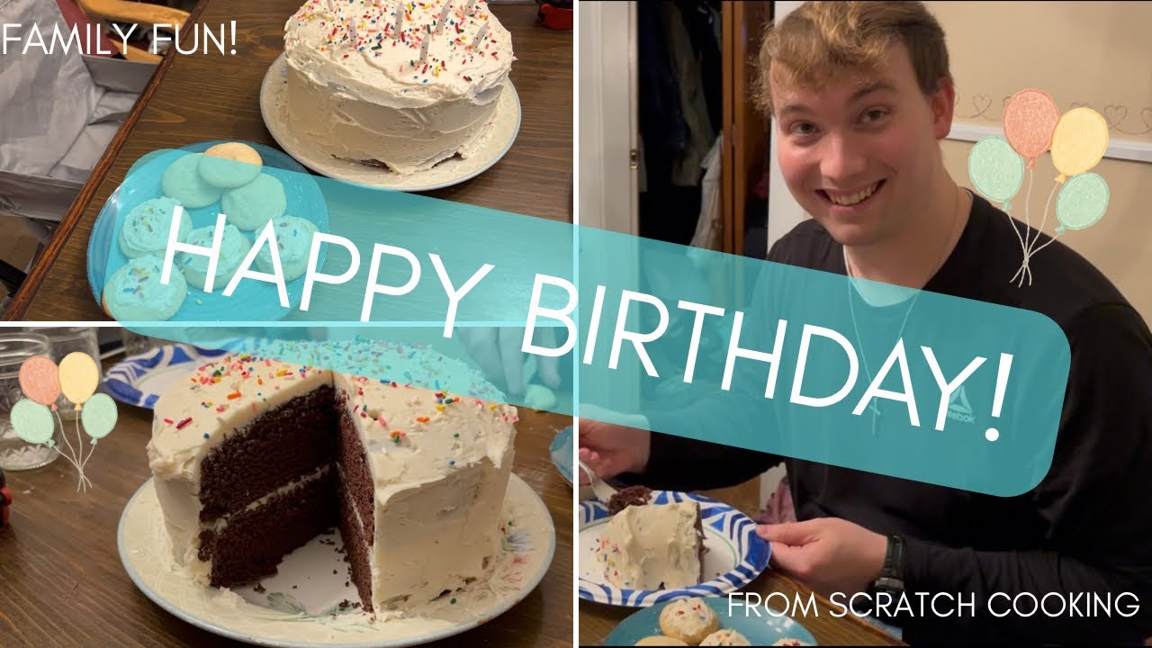 Let's Celebrate Isaac’s Birthday! | Cook with me!