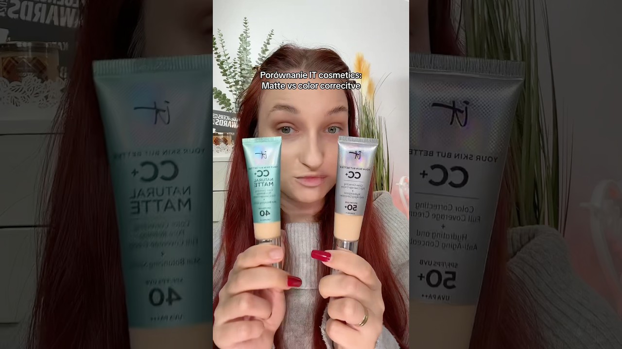 It cosmetics matte vs corrective 😱 kt&oacute;ry LEPSZY???? #makeuptrends #makeup #makijaz
