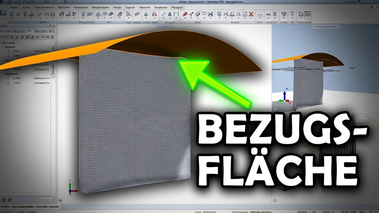 Bezugsfläche in Allplan