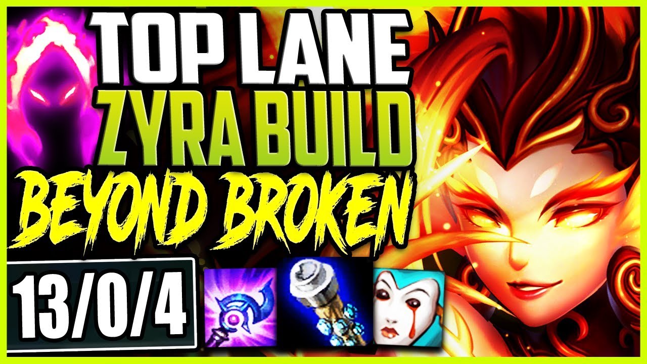 TOP LANE DARK HARVEST ZYRA BUILD | BEYOND BROKEN ABSOLUTE DOMINATION | TOP ZYRA Season 9 Gameplay