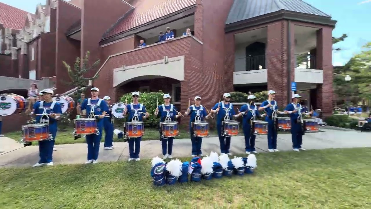 University of Florida Drum Line 2025 - Homecoming Warm Up