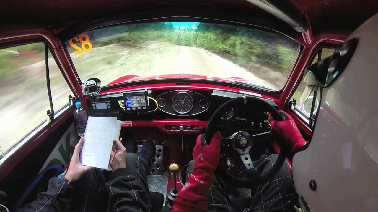 National Capital Rally 2014. Classic Mini on SS2