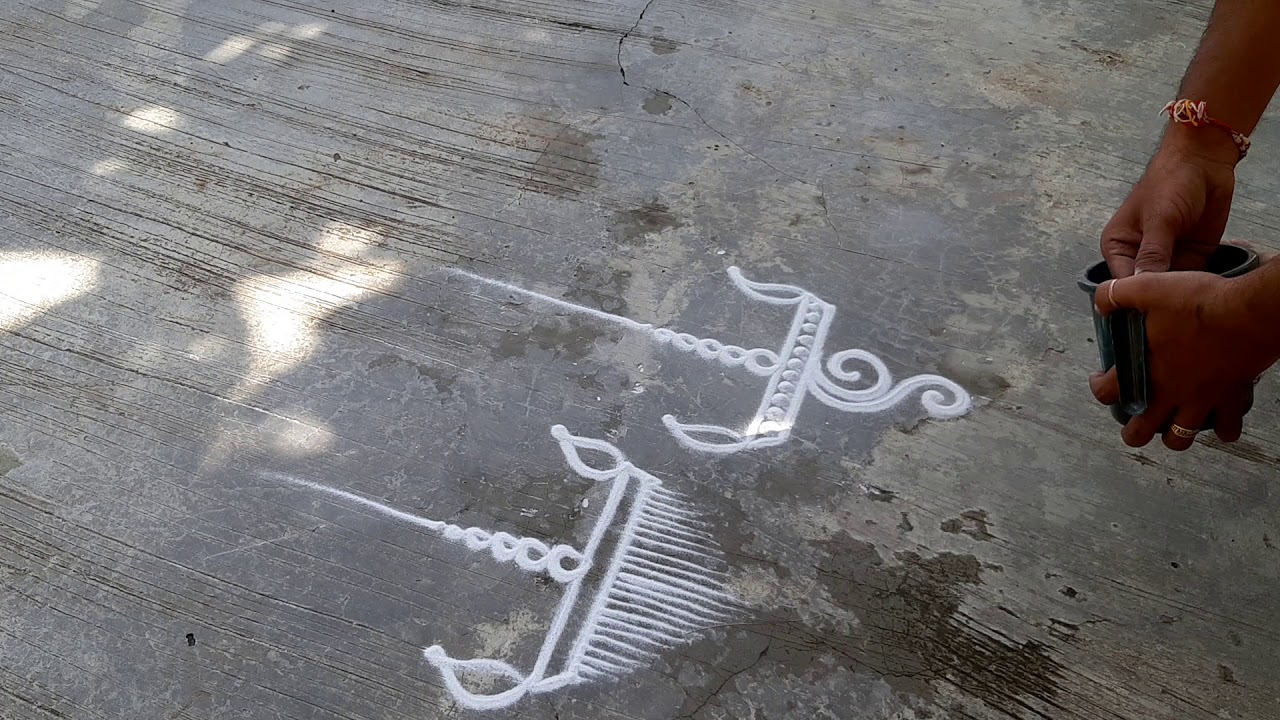 Diwali rangoli | how to make Diya | basic diwali rangoli | basic techniques for Diya | learn rangoli