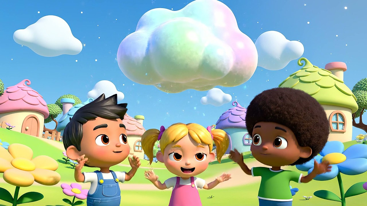 Magic Cloud Floats Drift Drift Dee | Relaxing Sky Adventure & Lullaby for Kids