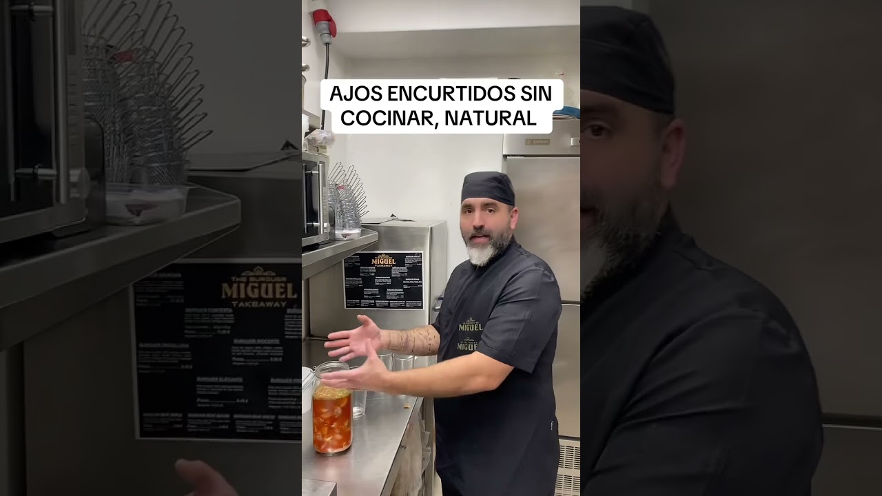 AJOS ENCURTIDOS AL NATURAL,MUY RICO Y NUTRITIVO.