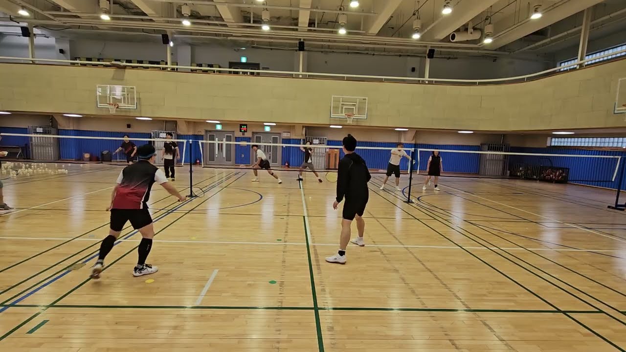 260309(관기님.한필님)VS(성종님.정우님)#배드민턴 영상