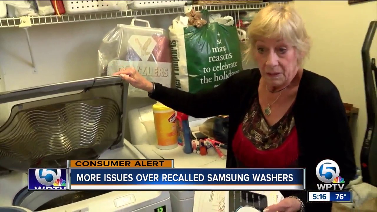 More issues over recalled Samsung washers