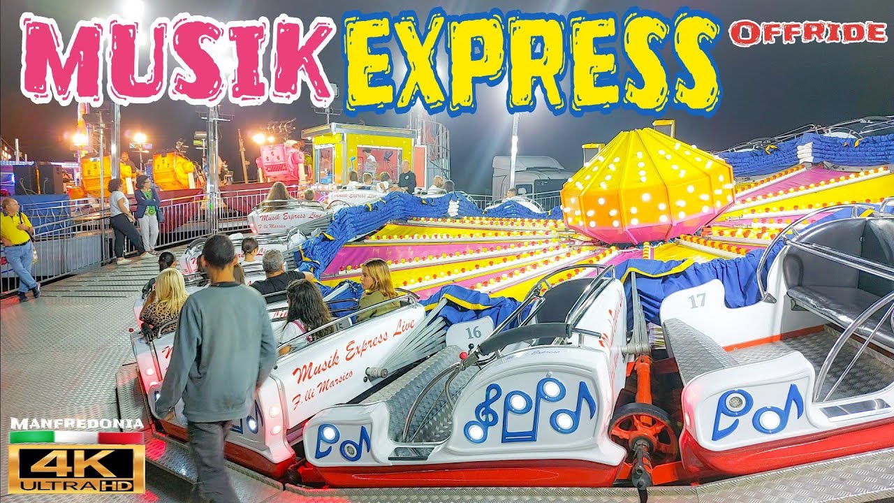 MUSIK EXPRESS Giostre 2023 🇮🇹 Lunapark 4K
