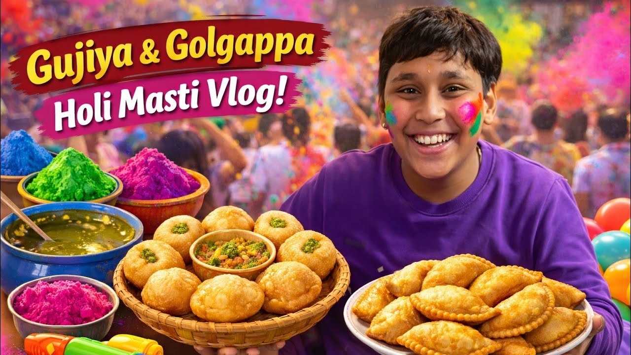 Holi Special Vlog:Making delicious Gujiya at home#roblox #shorts #viral #trending 