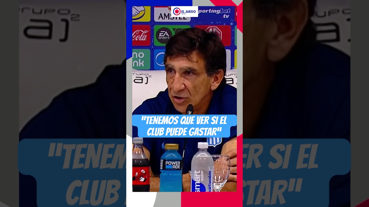 GUSTAVO COSTAS / EL MERCADO DE PASES / &ldquo; TENEMOS QUE VER SI EL CLUB PUEDE GASTAR&rdquo; / #racing