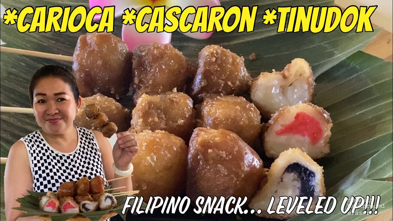 Carioca Recipe |Cascaron | Tinudok |  How to make Carioca with fillings | Filipino delicacy