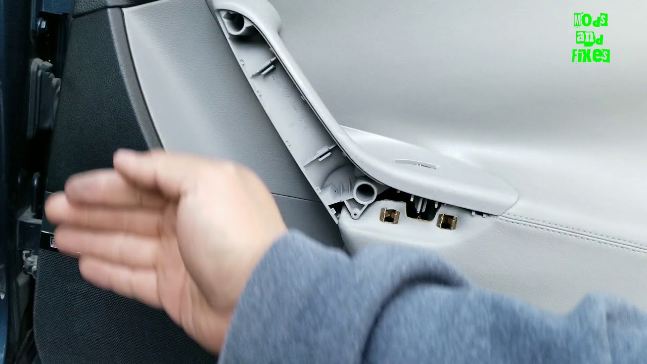 How to take off a rear door panel on a 2006 VW Passat