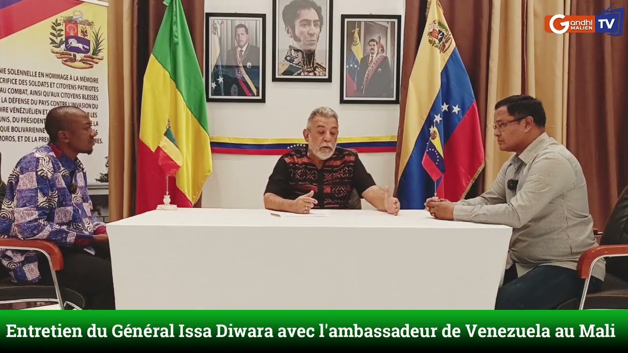 #urgent : Entretien du Général Issa Diawara avec l'ambassadeur de Venezuela
