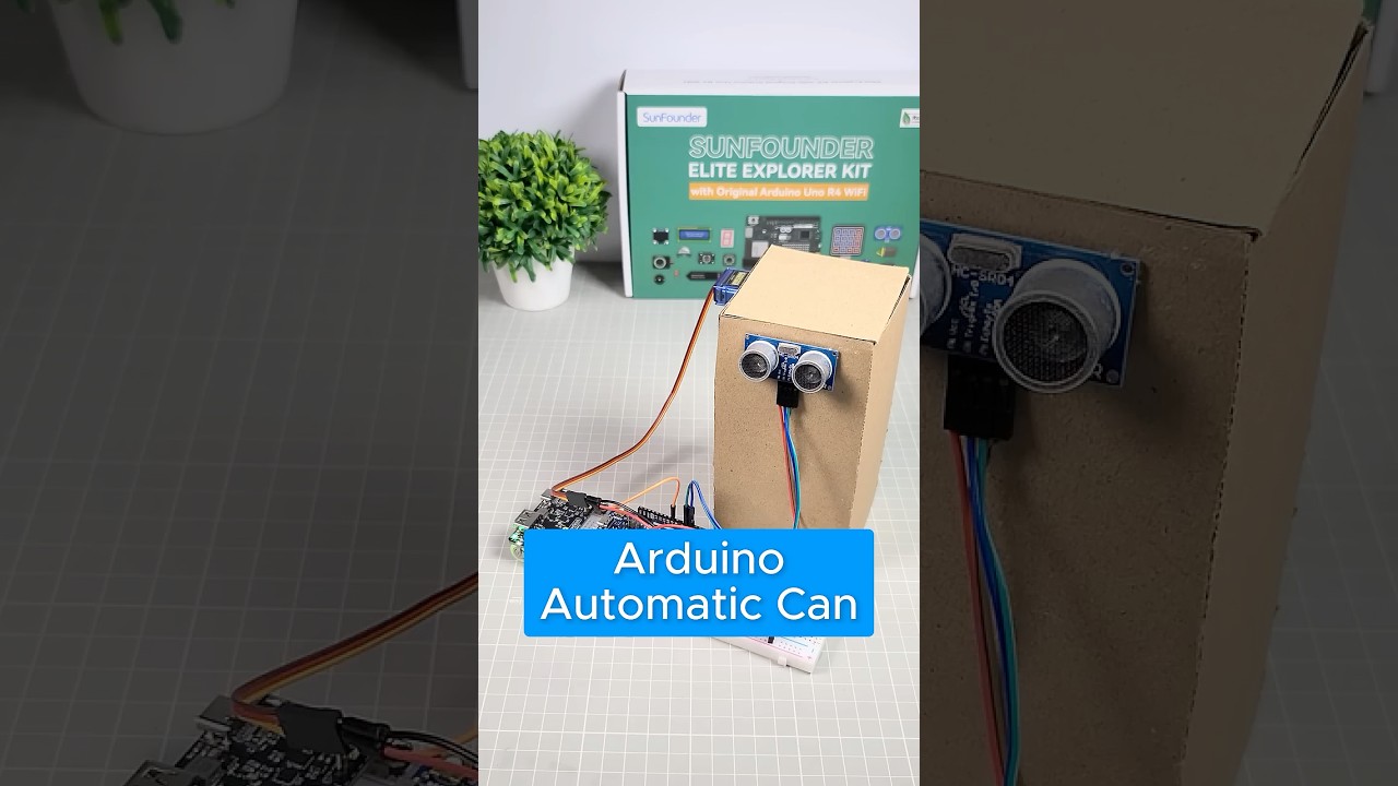 Arduino Smart Can - SunFounder Elite Explorer Kit #sunfounder