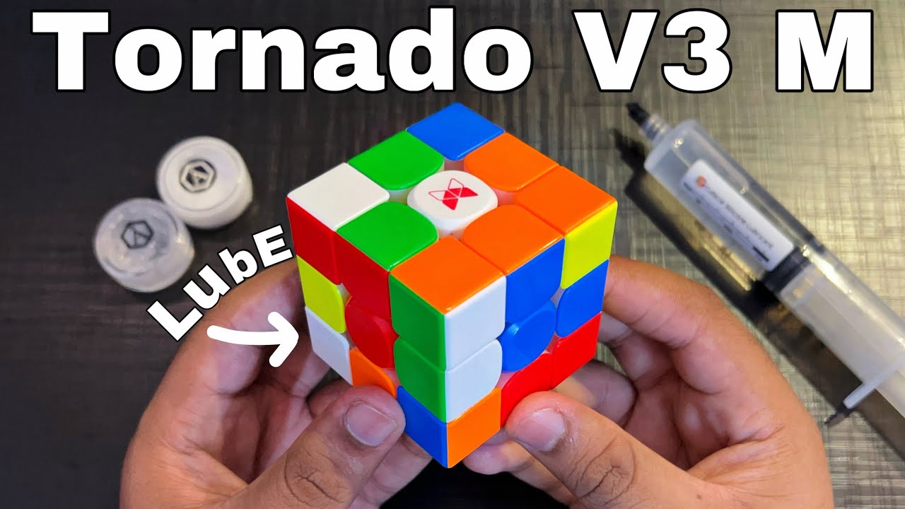 How to Lube a Rubik’s Cube “Tornado V3 M”
