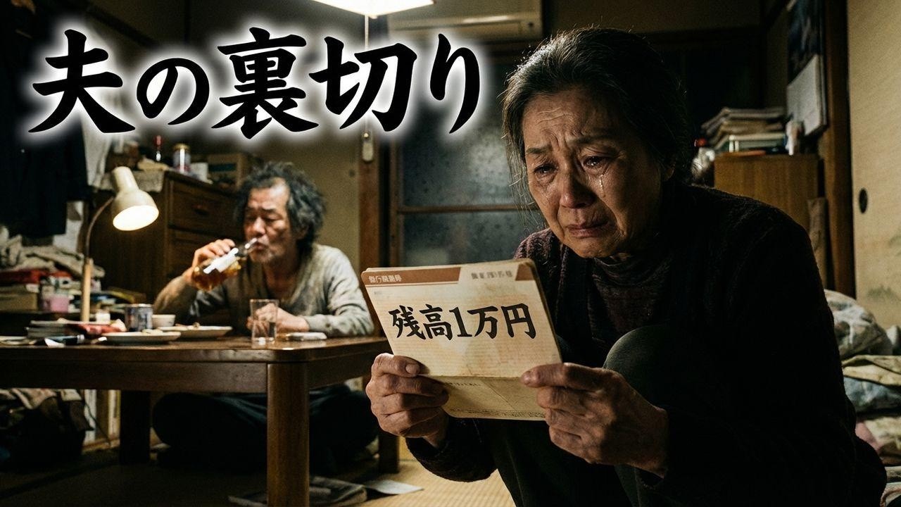 貯金0円の絶望…夫が年金を全額使い込み、73歳でホームレス寸前に。