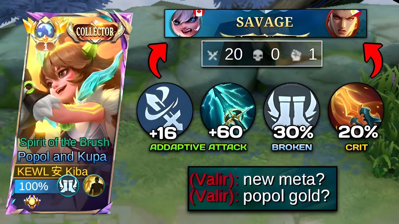 ВОТ ПОЧЕМУ POPOL GOLD LANE ВЕРНУЛСЯ В МЕТУ!! (1%hp SAVAGE!!😱)
