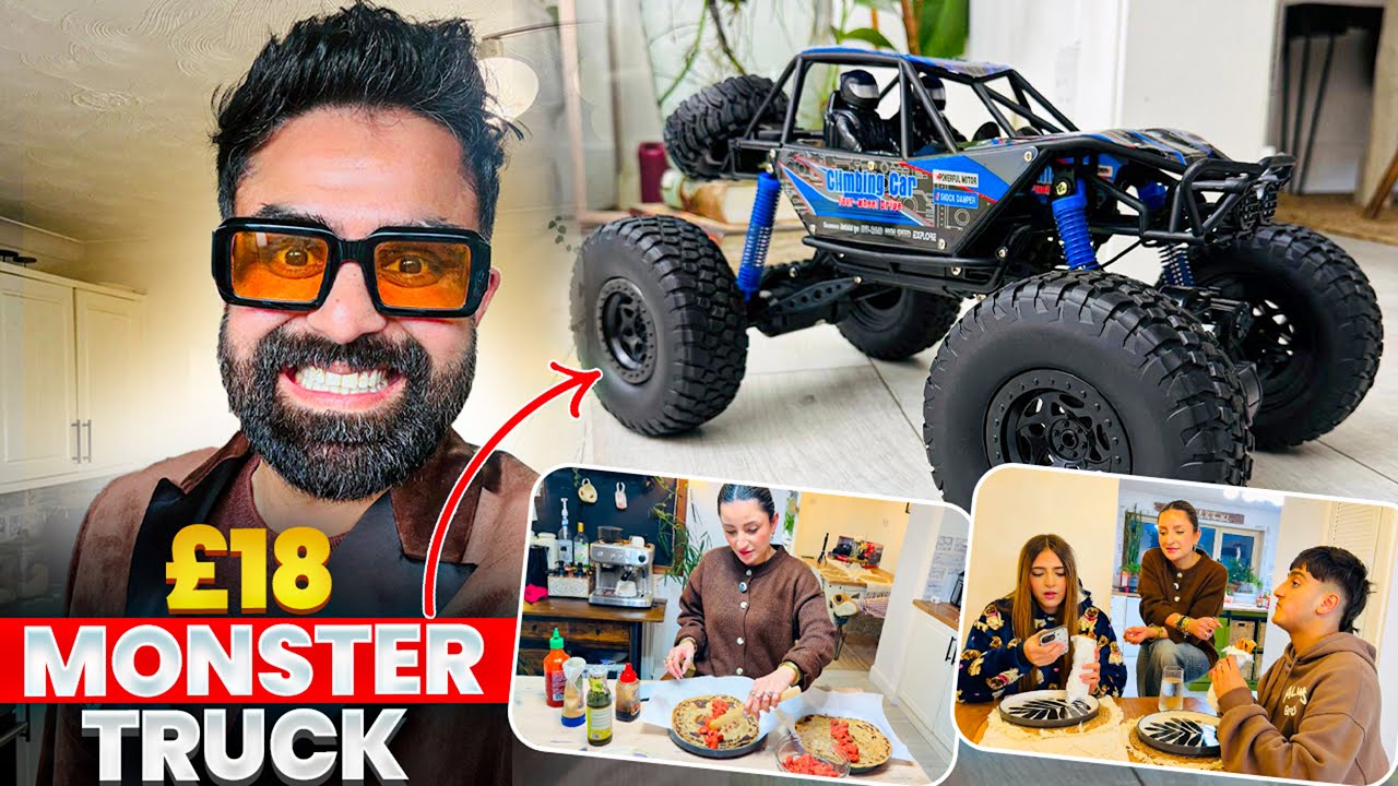 CHICKEN TIKKA PARATHA ROLL RECIPE + Chai at Chaiwala ☕ £18 MONSTER TRUCK Emirs dentist appointment🦷 