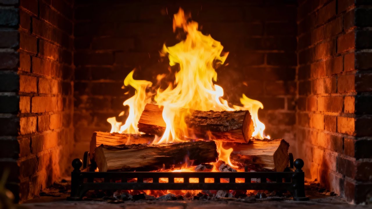 🔥 Relaxing Fireplace LIVE | Cozy Fire Sounds for Stress Relief & Calm
