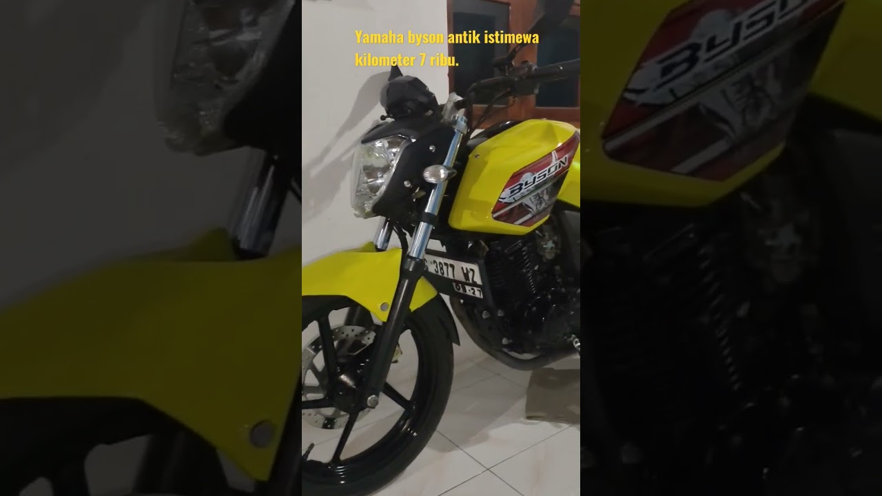 yamaha byson antik istimewa kilometer 7ribu.