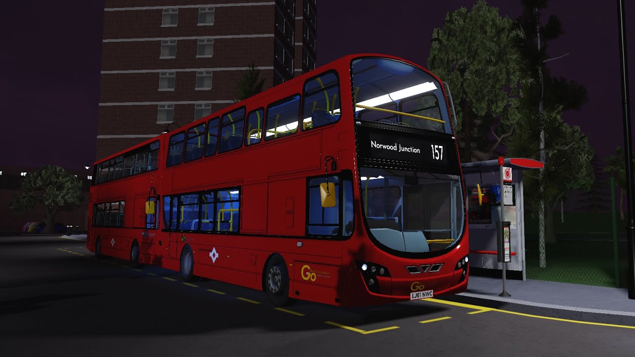 Croydon V1.3 TESTING | Driving Route 157 (West Croydon - Norwood Junction) GAL Volvo B5LH Gemini 2
