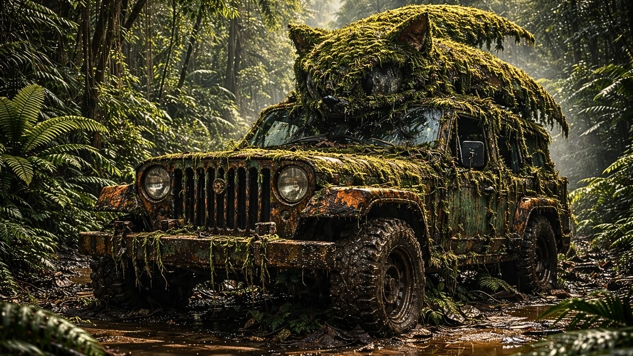 **Abandoned Truck in a Mystery Forest — Full ASMR Restoration (Satisf