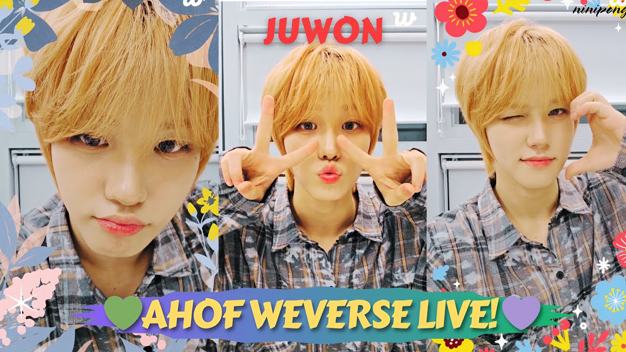 [ALL SUB] AHOF JUWON WEVERSE ★🐯💚💜 (09.02.25) 그냥 보고 싶어서! #weverselive #ahof