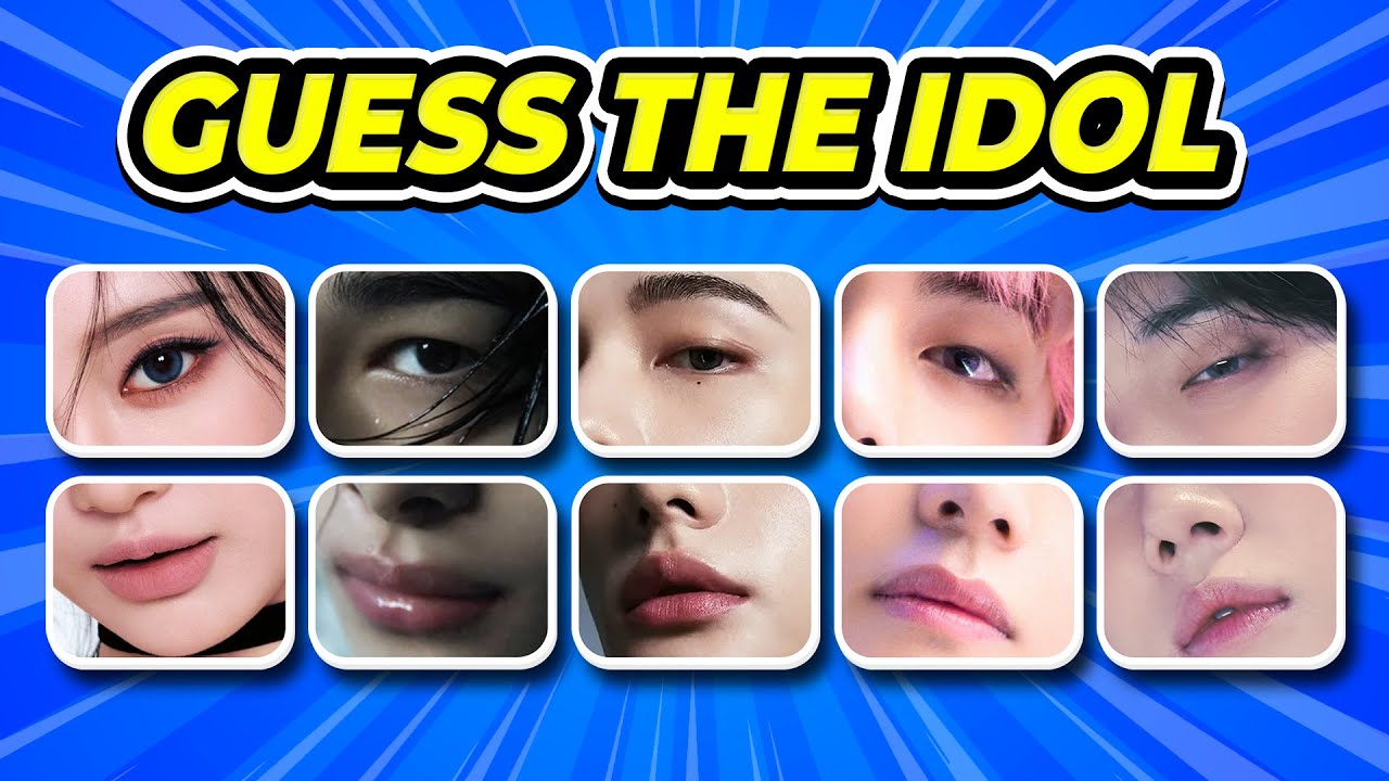 GUESS THE KPOP IDOL BY THEIR EYES & LIPS 👀👄 | KPOP QUIZ