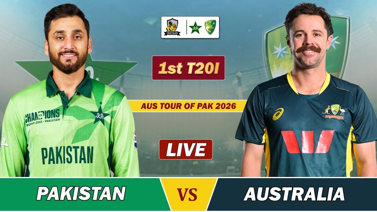 PAKISTAN vs AUSTRALIA 1ST T20 MATCH  LIVE | PAK VS AUS LIVE SCORES & COMMENTARY