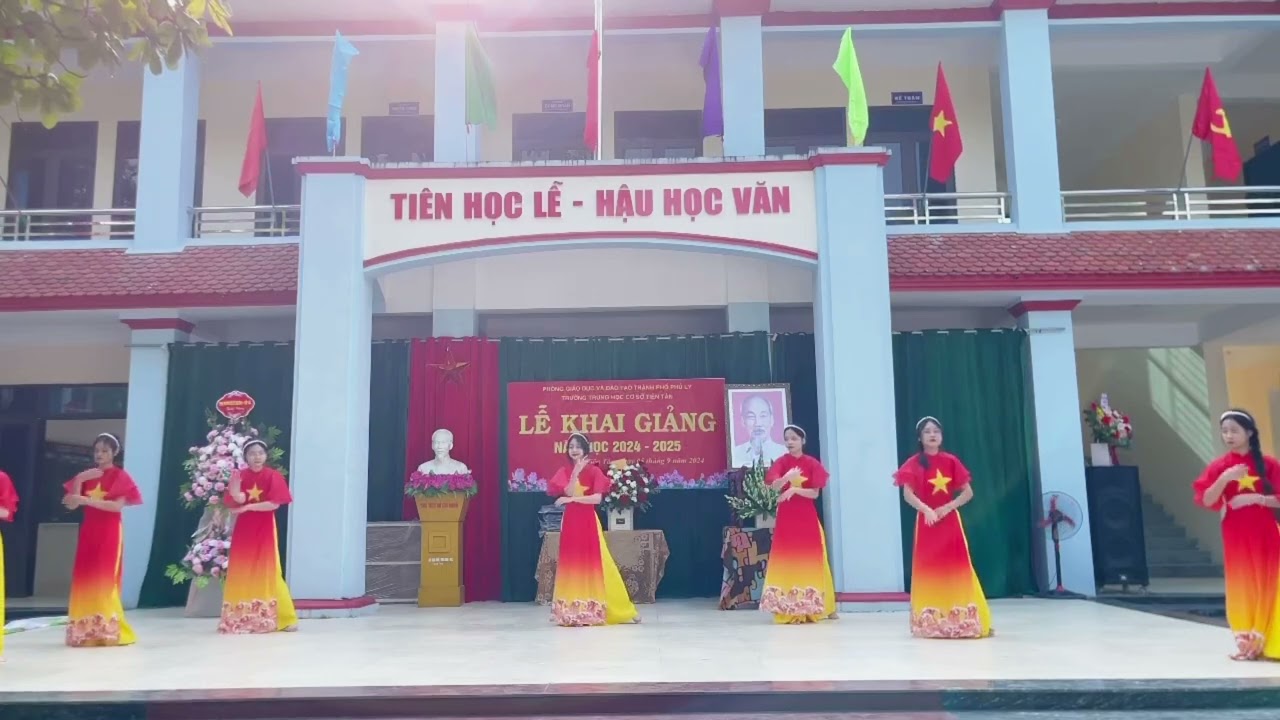 Múa [THỊNH VƯỢNG VIỆT NAM SÁNG NGỜI] - Khai Giảng Năm Học 2024-2025 trường THCS Tiên Tân - Phủ Lý