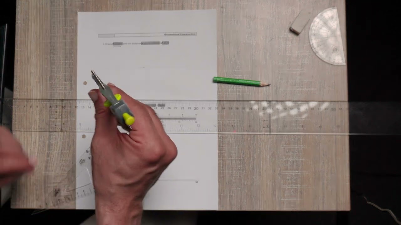 HOW TO DRAW HEXAGON ACROSS ITS CORNER