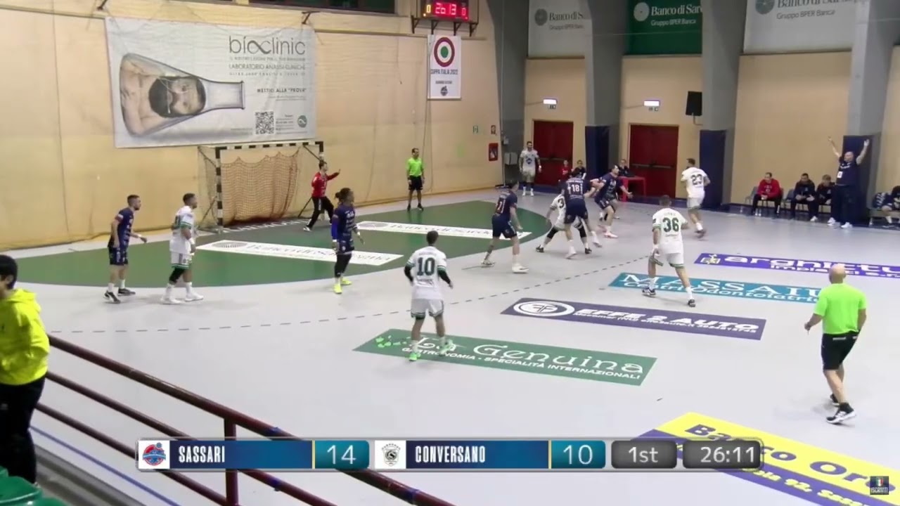 Pallamano Serie A Gold, Sassari-Conversano 31-27