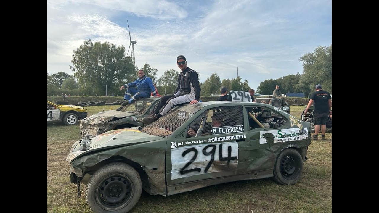 IGNW Stockcar in Bramsche 2023 Klasse 2 Onboard 294 BMW E36 Compact PCT Stockcarteam