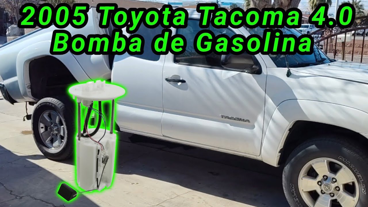 2005 Toyota Tacoma 4.0 Cómo cambiar la bomba de gasolina ( How to change the fuel pump )