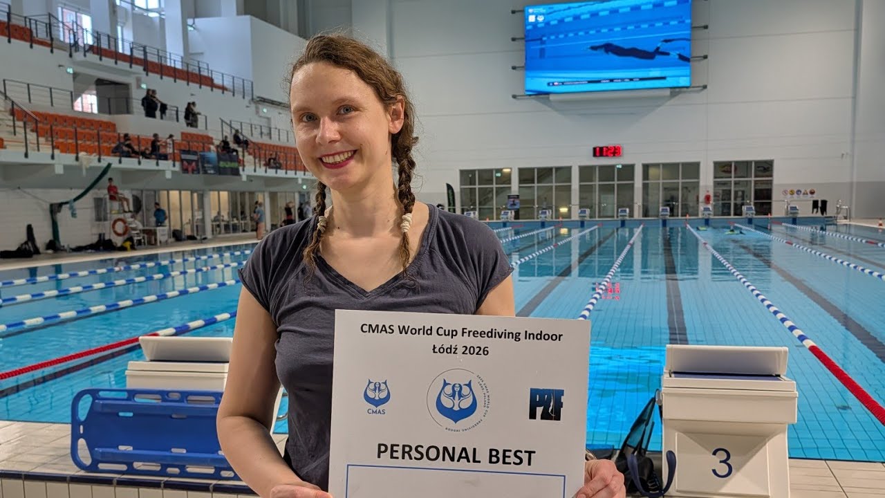 Oczami zawodnika - Basenowe Mistrzostwa Polski we Freedivingu - Polish Freediving Championship