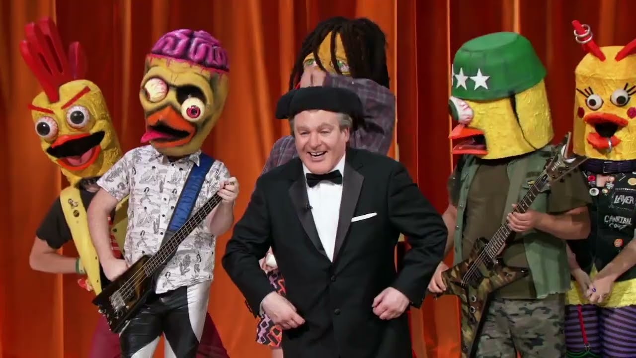 Radioactive Chicken Heads SURFIN’ BIRD - The Gong Show w/ Jack Black, Jennifer Aniston, Mike Myers