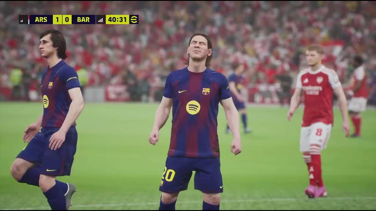 Arsenal FC vs FC Barcelona eFootball 2026 4K PlayStation 5